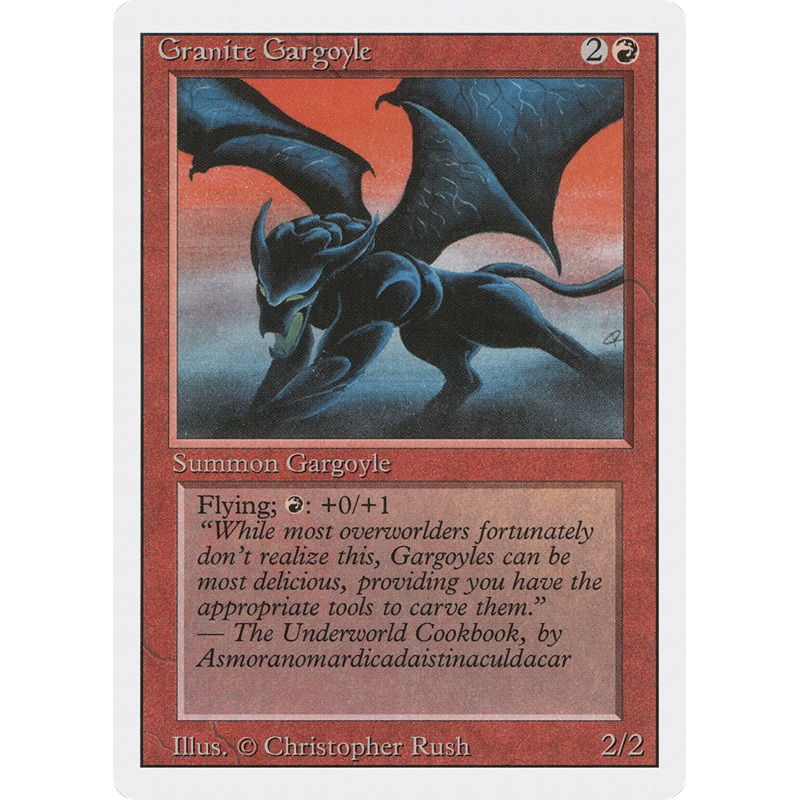 Granite Gargoyle (3ED-) - Revised Edition