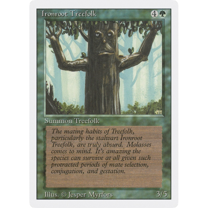 Ironroot Treefolk (3ED-) - Revised Edition
