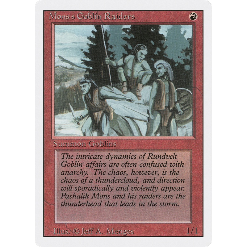 Mons's Goblin Raiders (3ED-) - Revised Edition