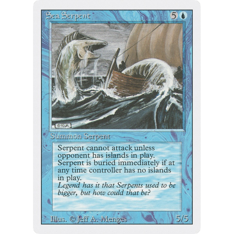 Sea Serpent (3ED-) - Revised Edition