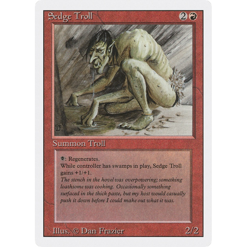 Sedge Troll (3ED-) - Revised Edition