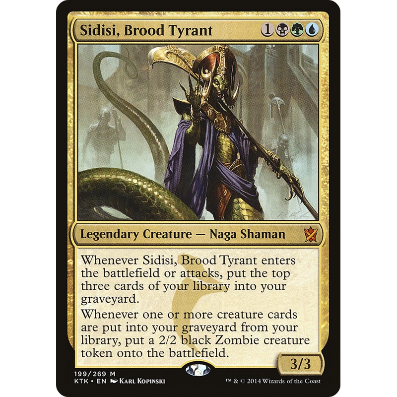 Sidisi, Brood Tyrant (KTK-199) - Khans of Tarkir