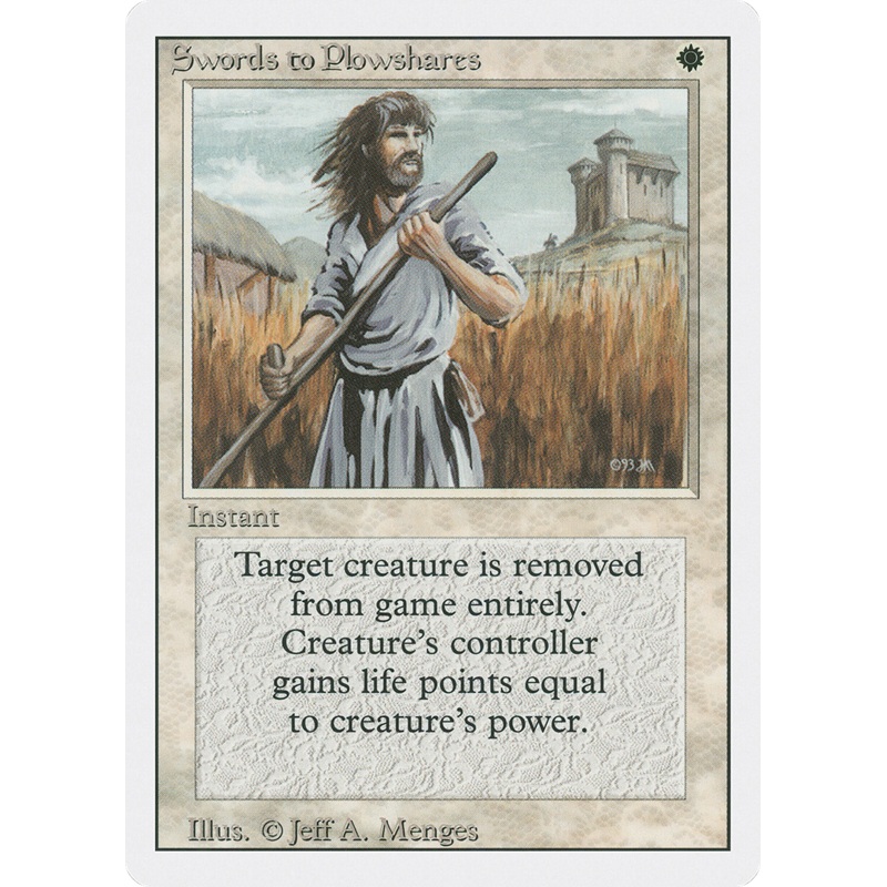 Swords to Plowshares (3ED-041) - Revised Edition