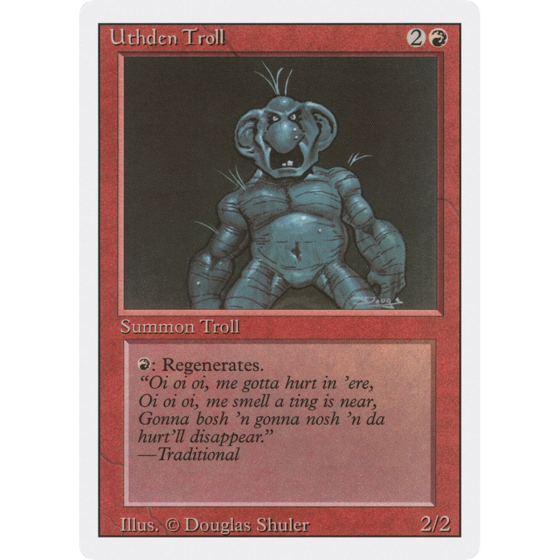 Uthden Troll (3ED-) - Revised Edition