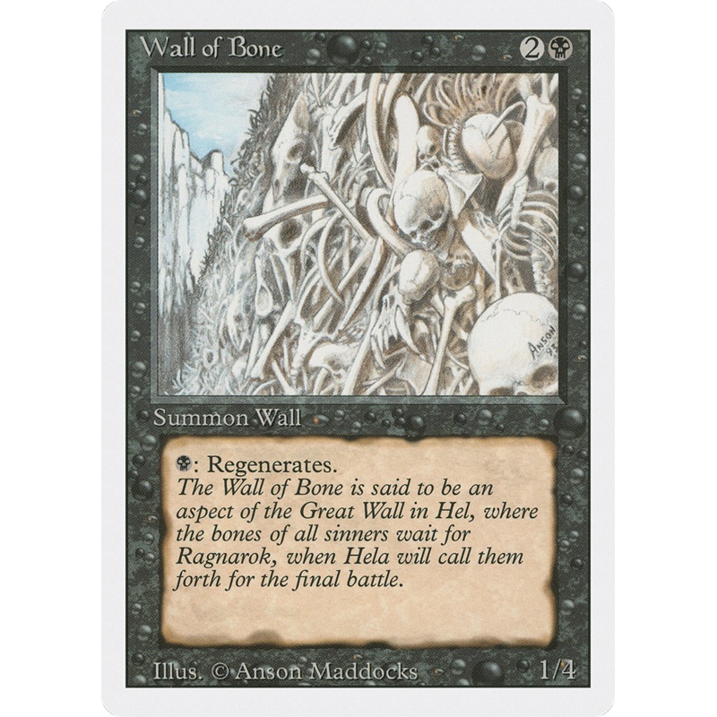 Wall of Bone (3ED-) - Revised Edition