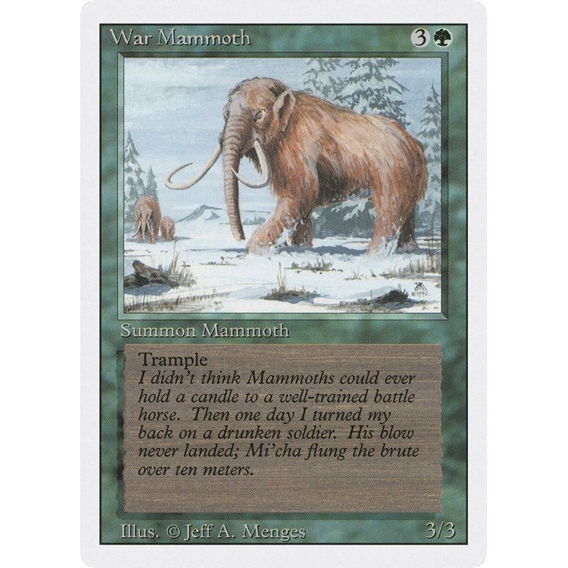 War Mammoth (3ED-) - Revised Edition