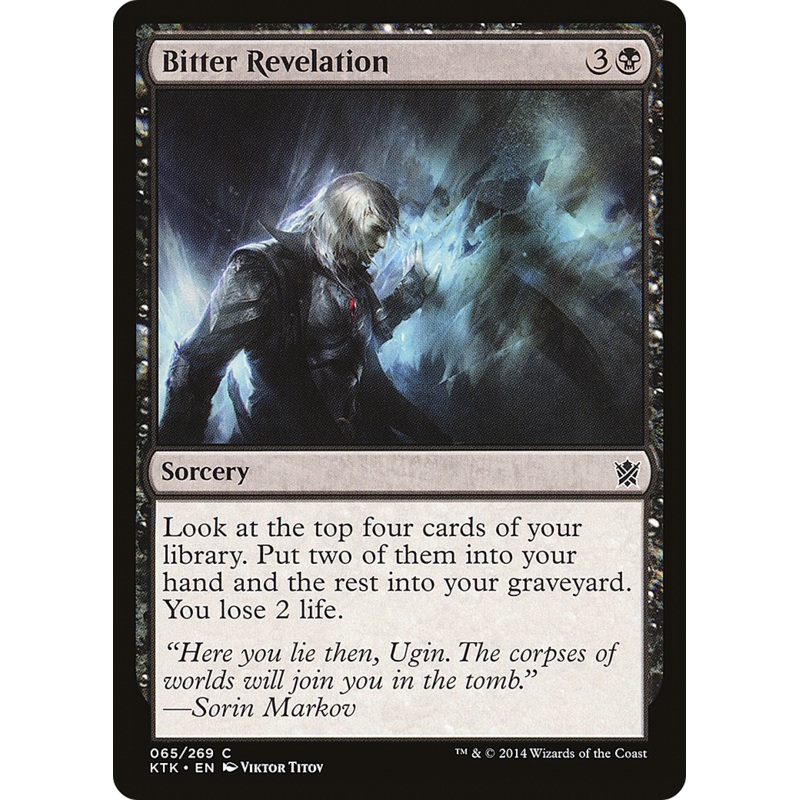 Bitter Revelation (KTK-065) - Khans of Tarkir