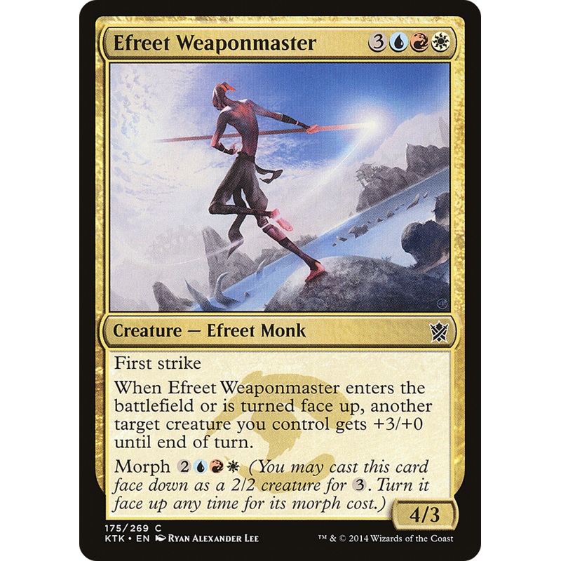 Efreet Weaponmaster (KTK-175) - Khans of Tarkir