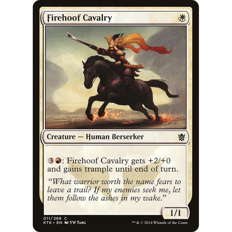 Firehoof Cavalry (KTK-011) - Khans of Tarkir