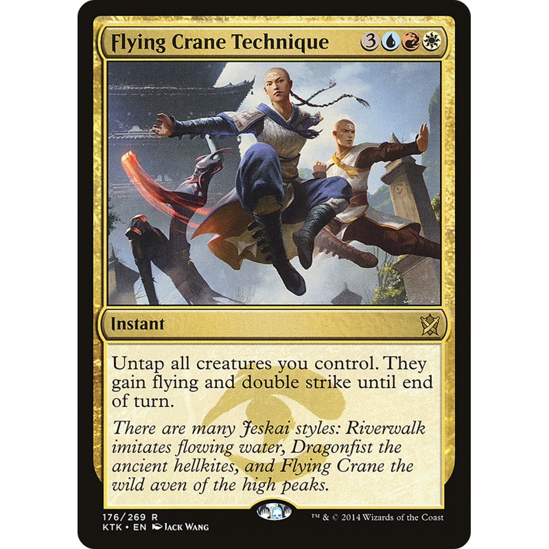 Flying Crane Technique (KTK-176) - Khans of Tarkir Foil
