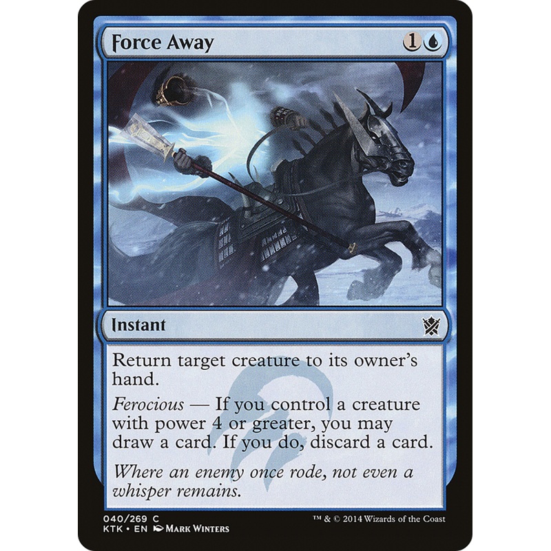 Force Away (KTK-040) - Khans of Tarkir Foil