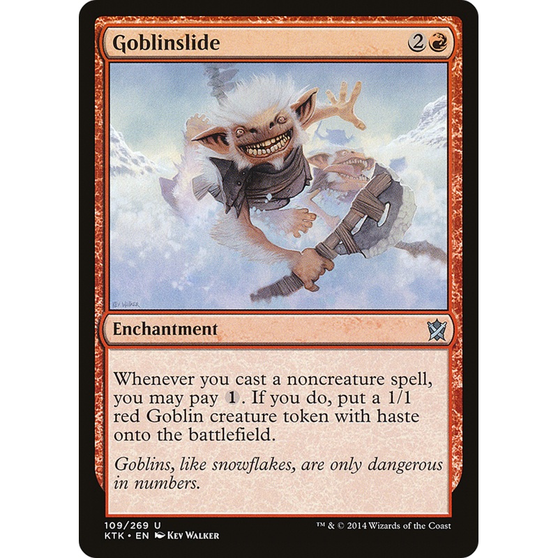 Goblinslide (KTK-109) - Khans of Tarkir Foil