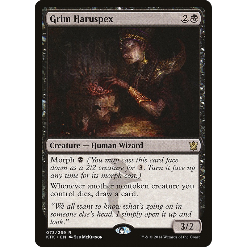 Grim Haruspex (KTK-073) - Khans of Tarkir