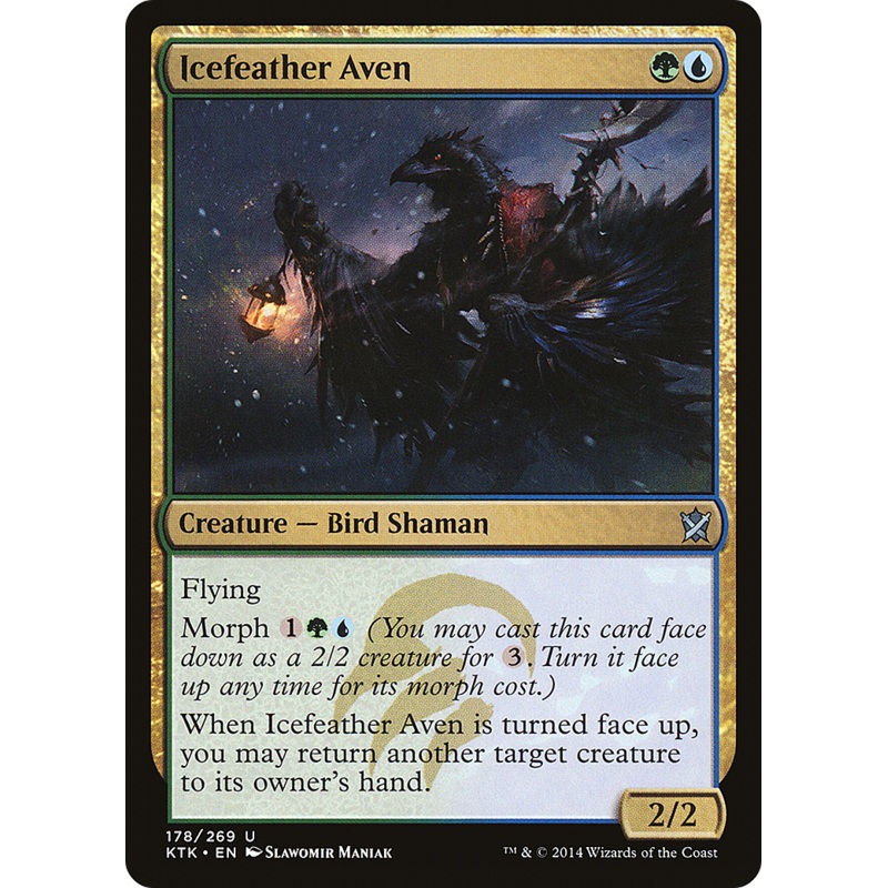 Icefeather Aven (KTK-178) - Khans of Tarkir Foil