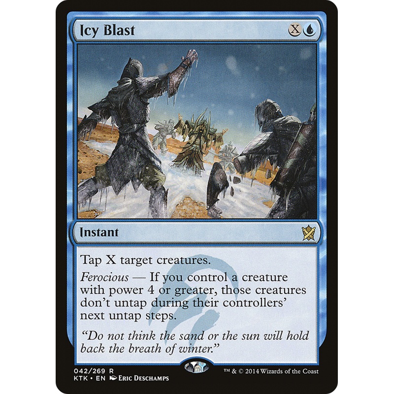 Icy Blast (KTK-042) - Khans of Tarkir Foil