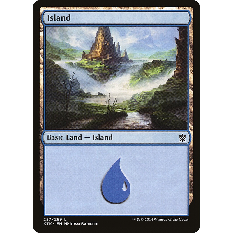 Island (KTK-257) - Khans of Tarkir Foil