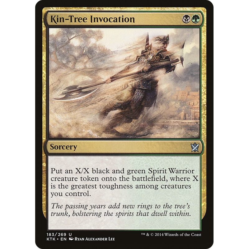 Kin-Tree Invocation (KTK-183) - Khans of Tarkir Foil