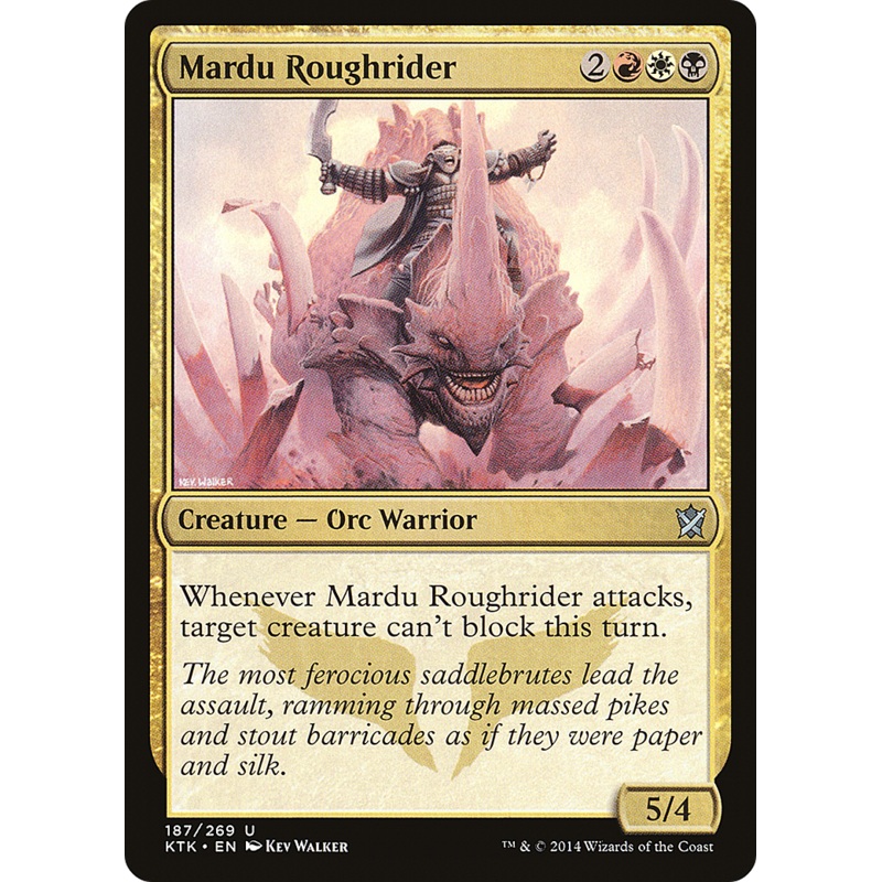 Mardu Roughrider (KTK-187) - Khans of Tarkir Foil