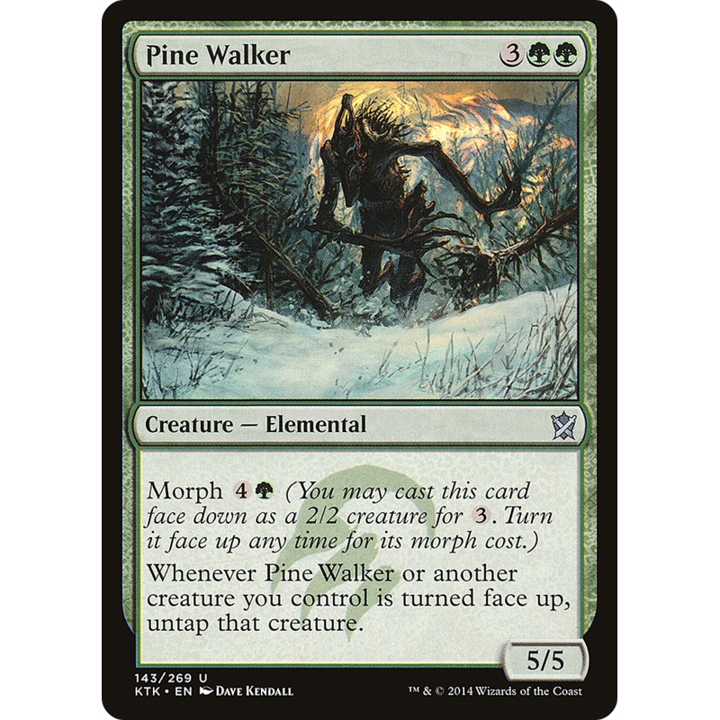 Pine Walker (KTK-143) - Khans of Tarkir