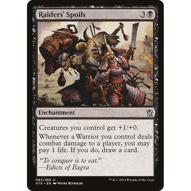 Raiders' Spoils (KTK-083) - Khans of Tarkir Foil