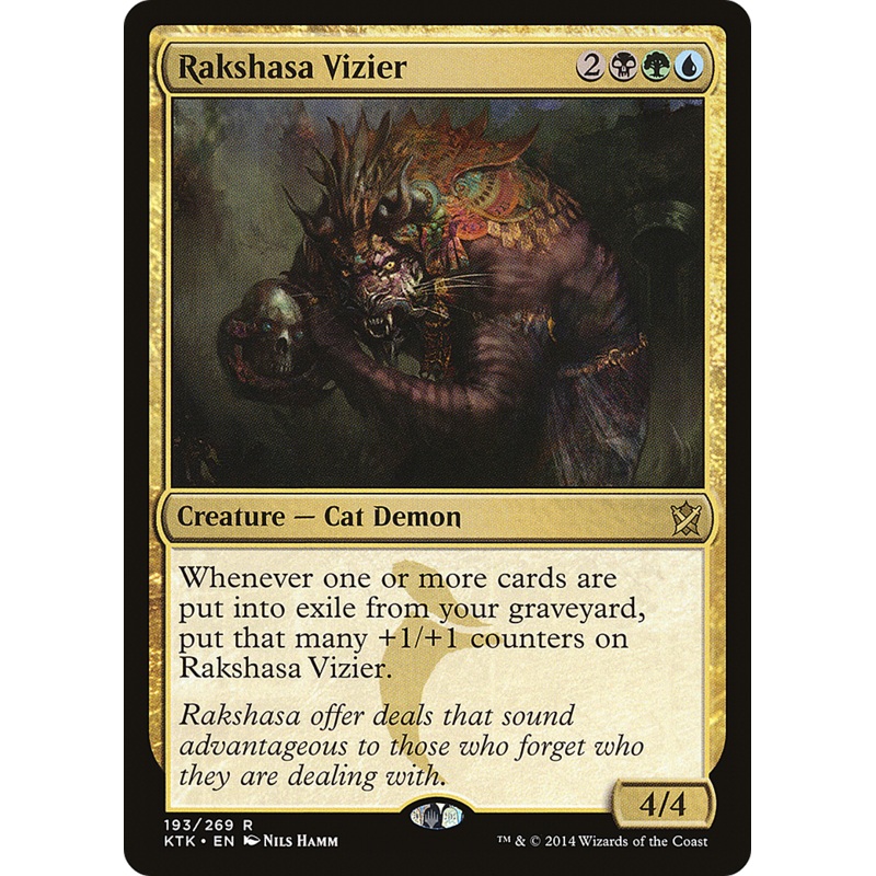 Rakshasa Vizier (KTK-193) - Khans of Tarkir