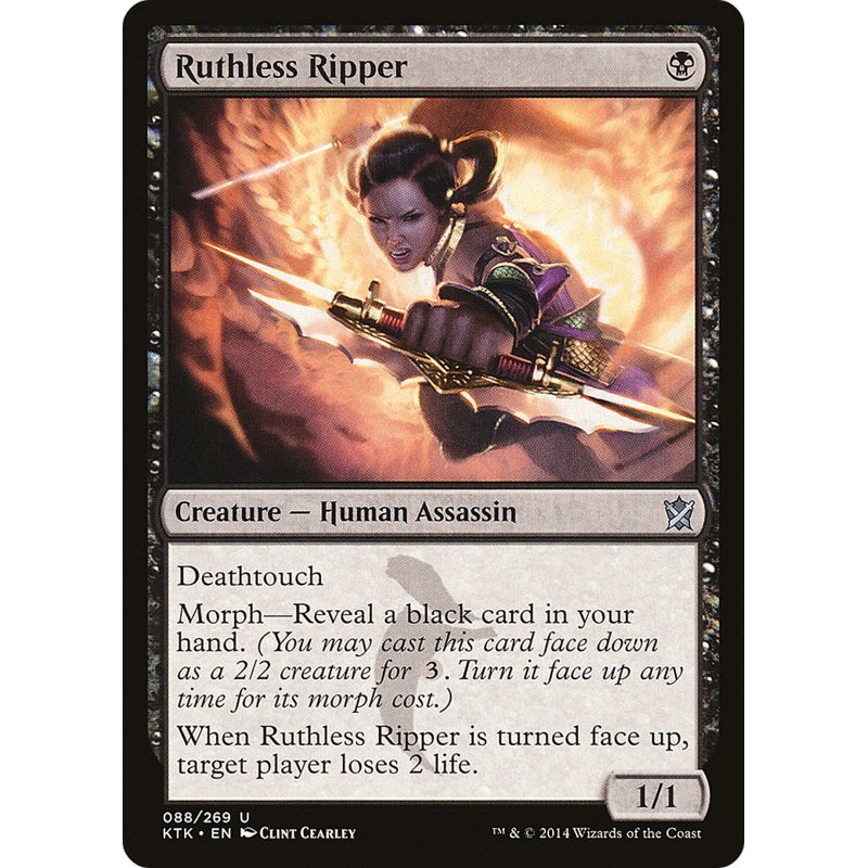 Ruthless Ripper (KTK-088) - Khans of Tarkir