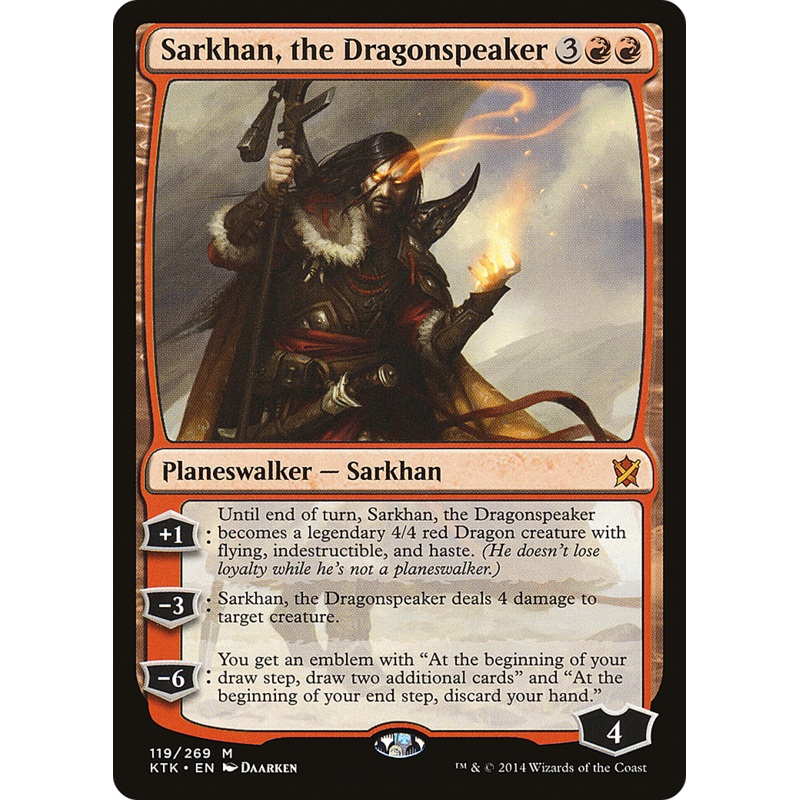 Sarkhan, the Dragonspeaker (KTK-119) - Khans of Tarkir