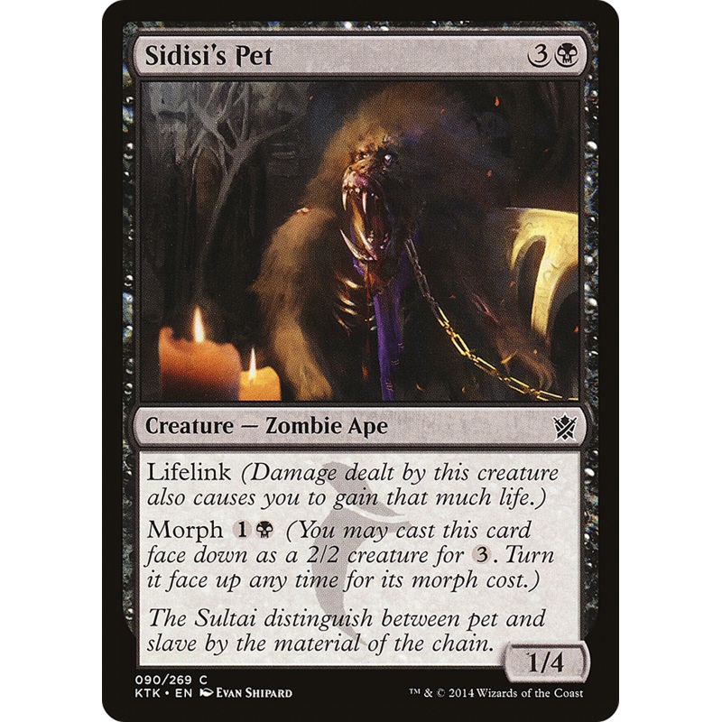 Sidisi's Pet (KTK-090) - Khans of Tarkir Foil