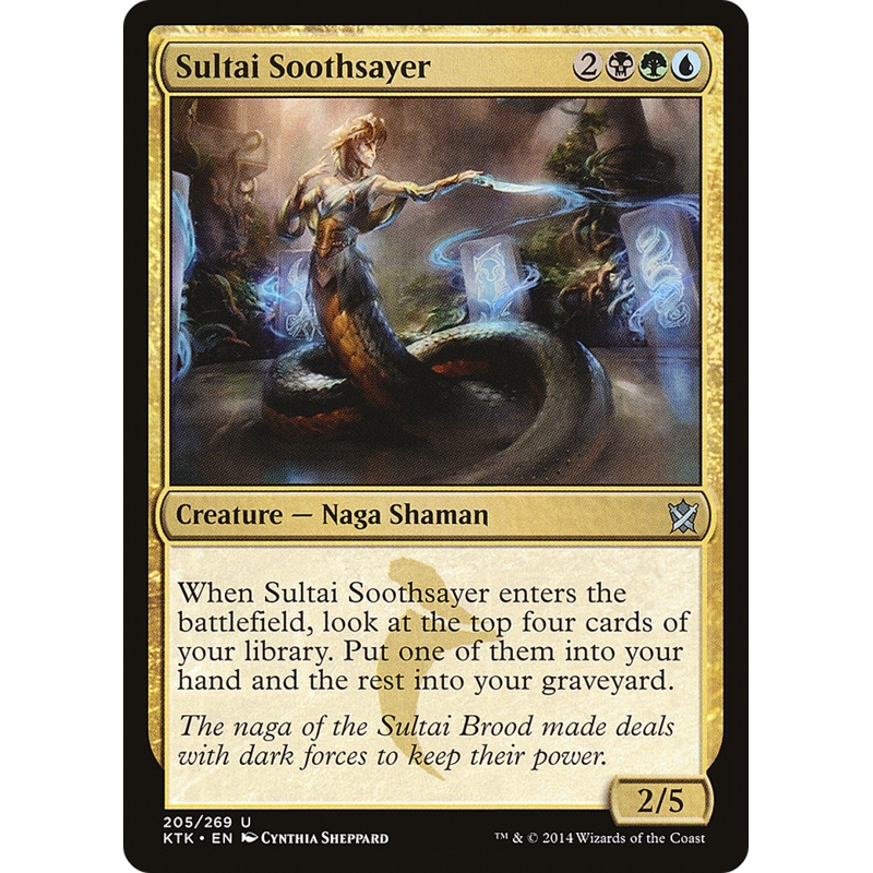Sultai Soothsayer (KTK-205) - Khans of Tarkir Foil