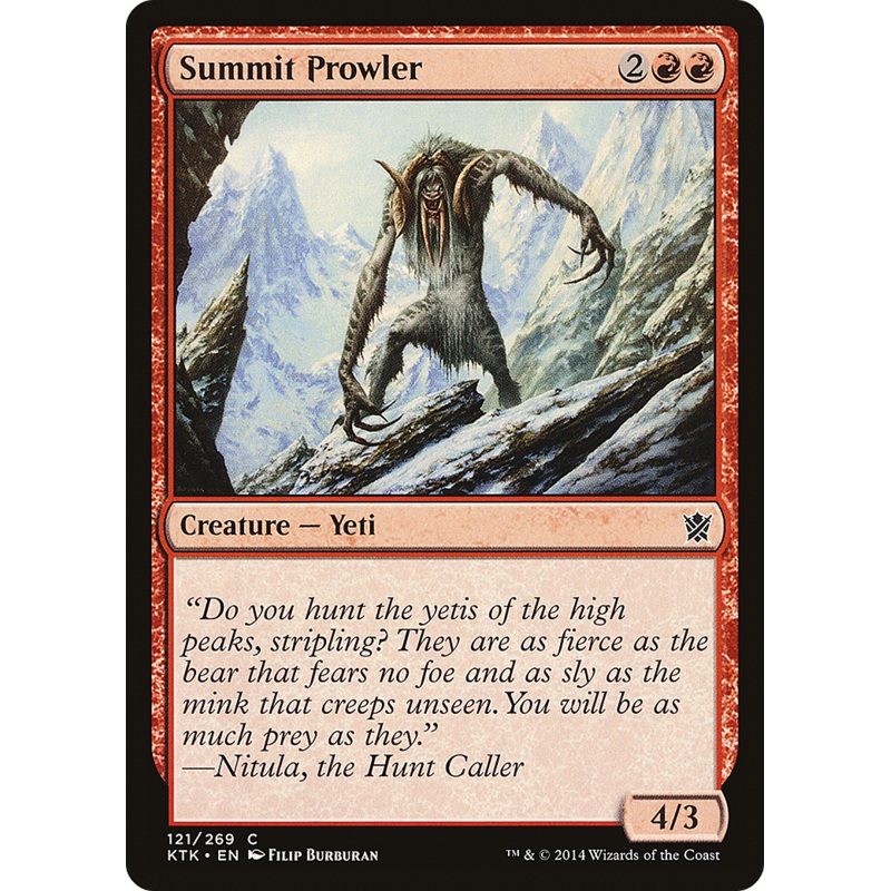 Summit Prowler (KTK-121) - Khans of Tarkir Foil
