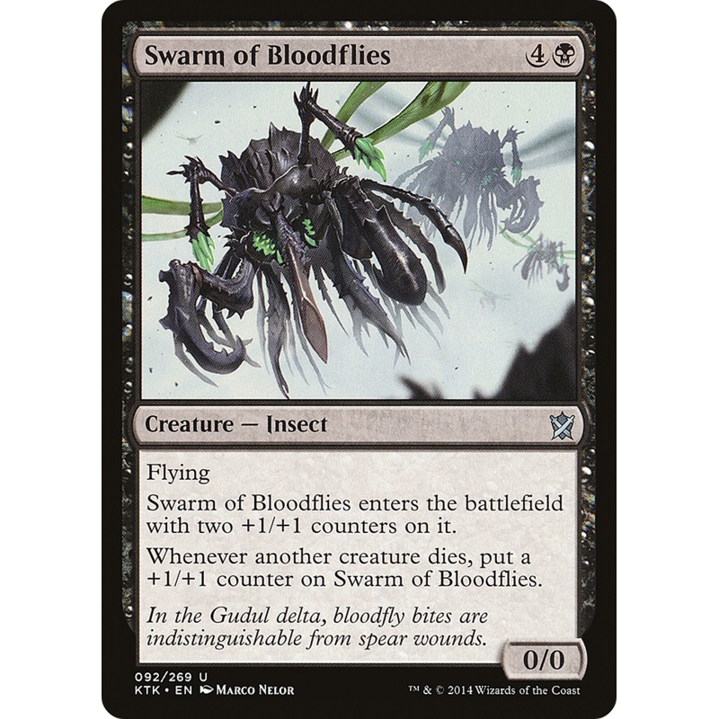 Swarm of Bloodflies (KTK-092) - Khans of Tarkir Foil