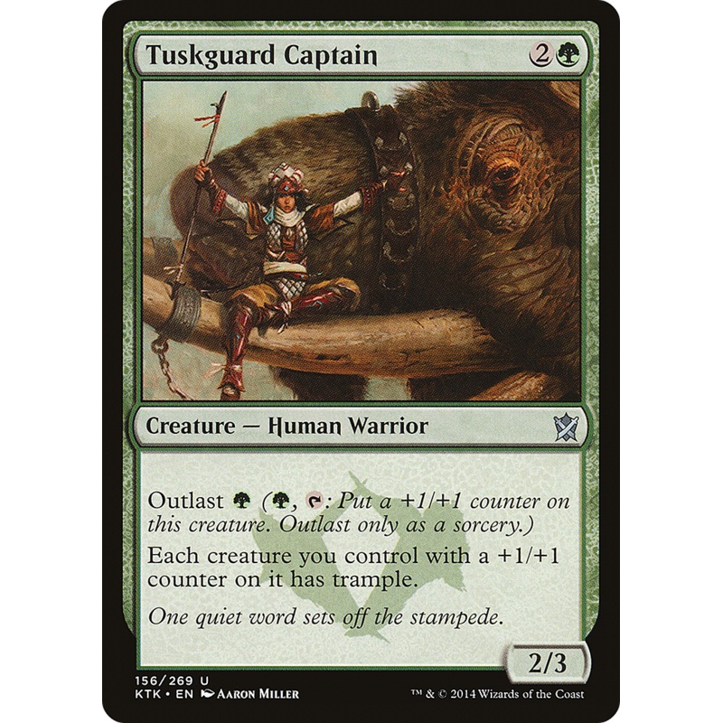 Tuskguard Captain (KTK-156) - Khans of Tarkir
