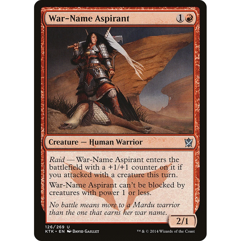 War-Name Aspirant (KTK-126) - Khans of Tarkir