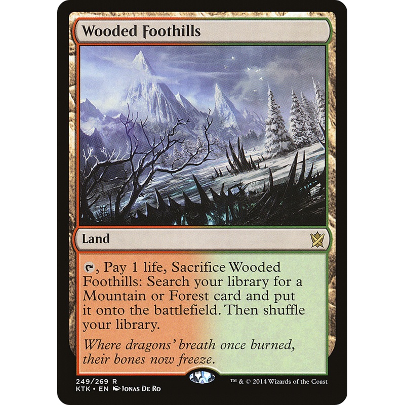 Wooded Foothills (KTK-249) - Khans of Tarkir