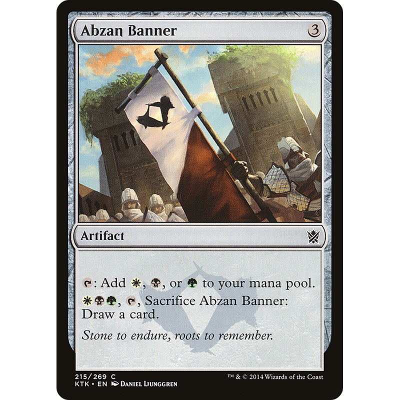 Abzan Banner (KTK-215) - Khans of Tarkir Foil