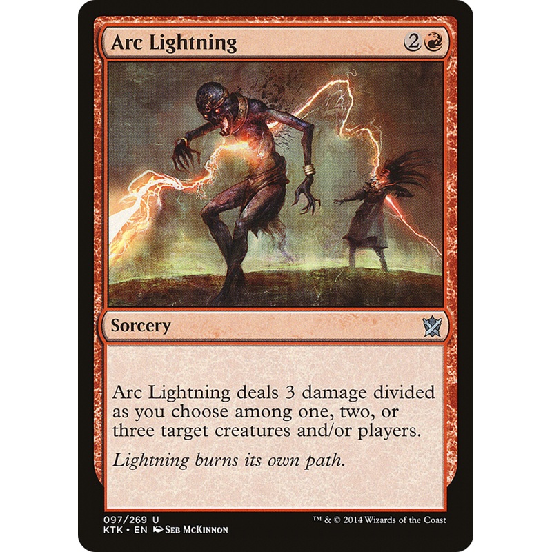Arc Lightning (KTK-097) - Khans of Tarkir Foil