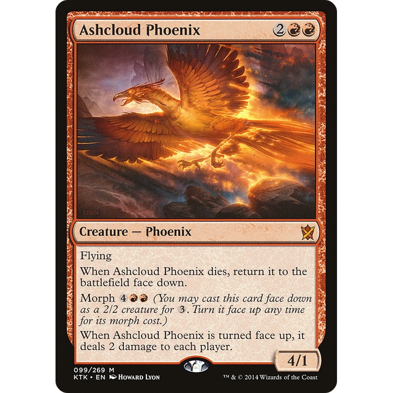 Ashcloud Phoenix (KTK-099) - Khans of Tarkir