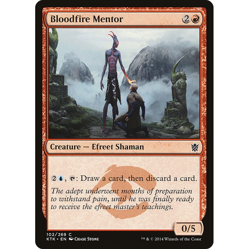 Bloodfire Mentor (KTK-102) - Khans of Tarkir Foil