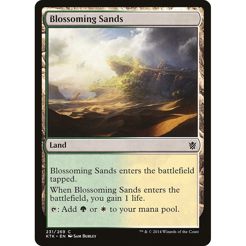 Blossoming Sands (KTK-231) - Khans of Tarkir Foil