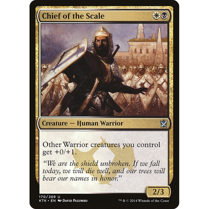 Chief of the Scale (KTK-170) - Khans of Tarkir