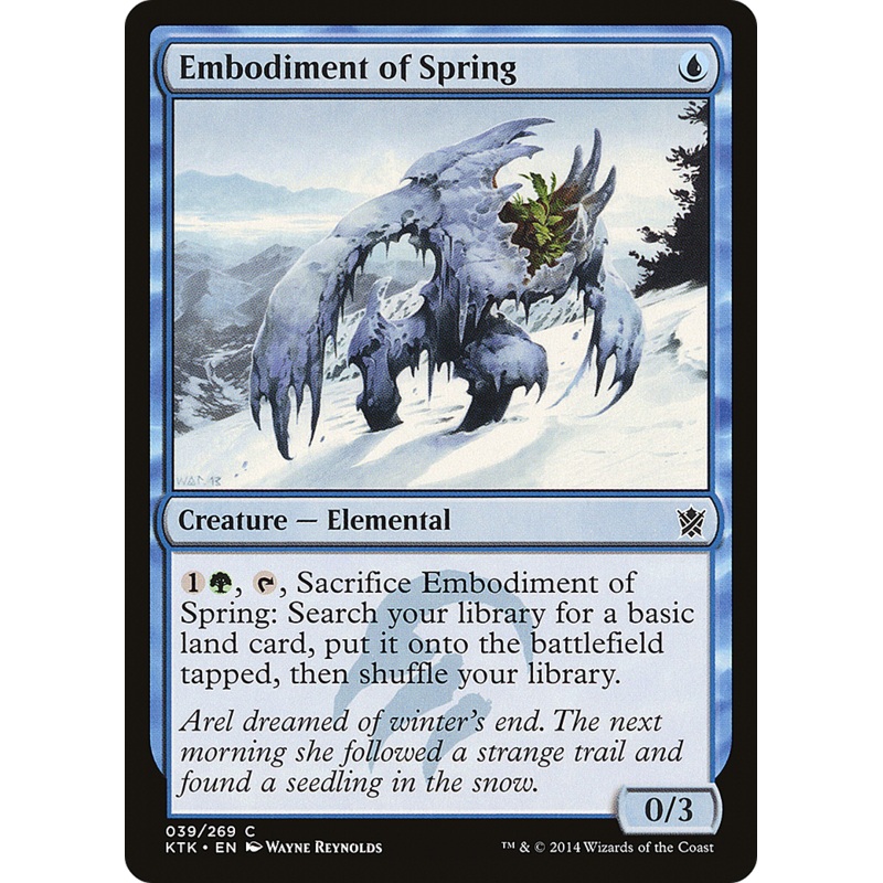 Embodiment of Spring (KTK-039) - Khans of Tarkir