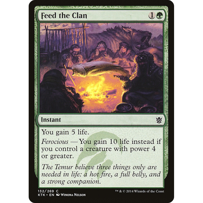 Feed the Clan (KTK-132) - Khans of Tarkir