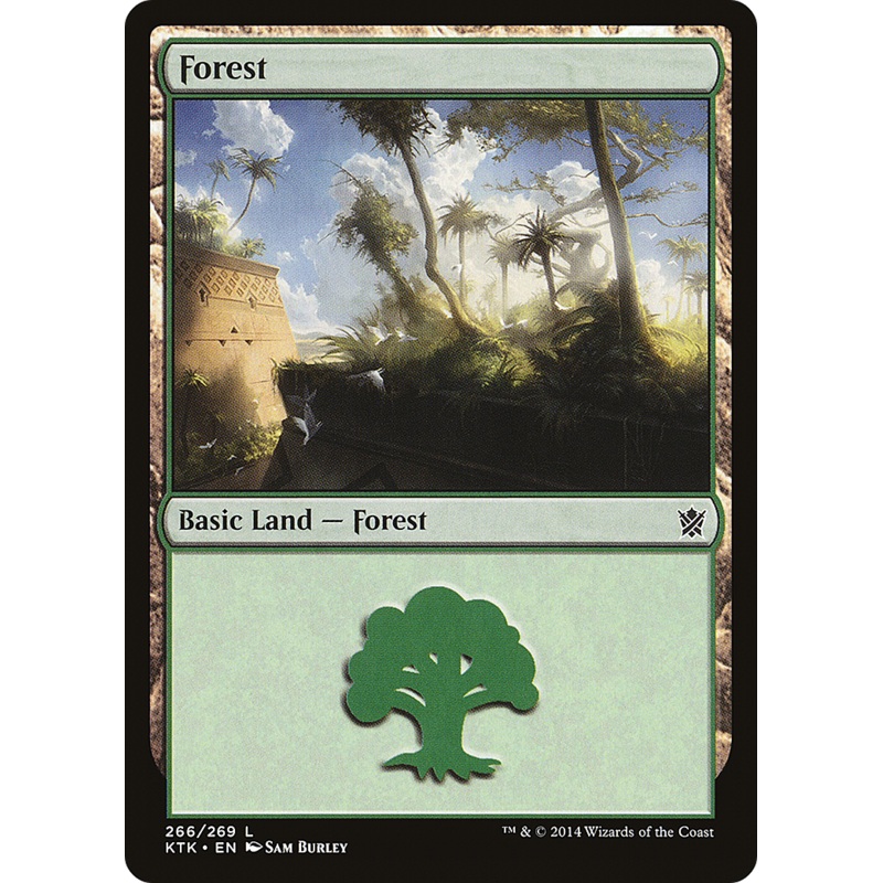Forest (KTK-266) - Khans of Tarkir Foil