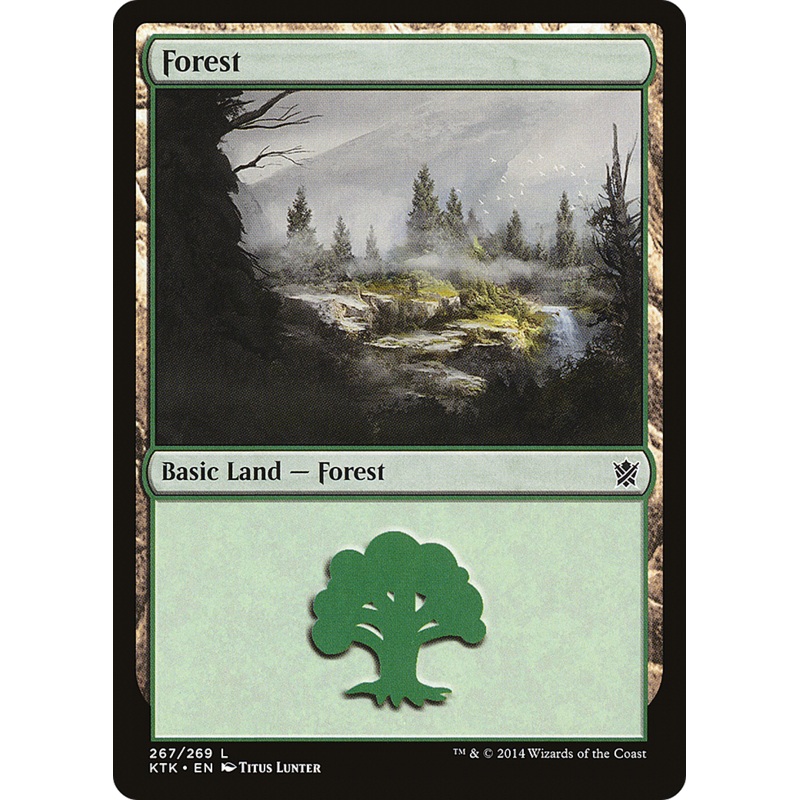 Forest (KTK-267) - Khans of Tarkir