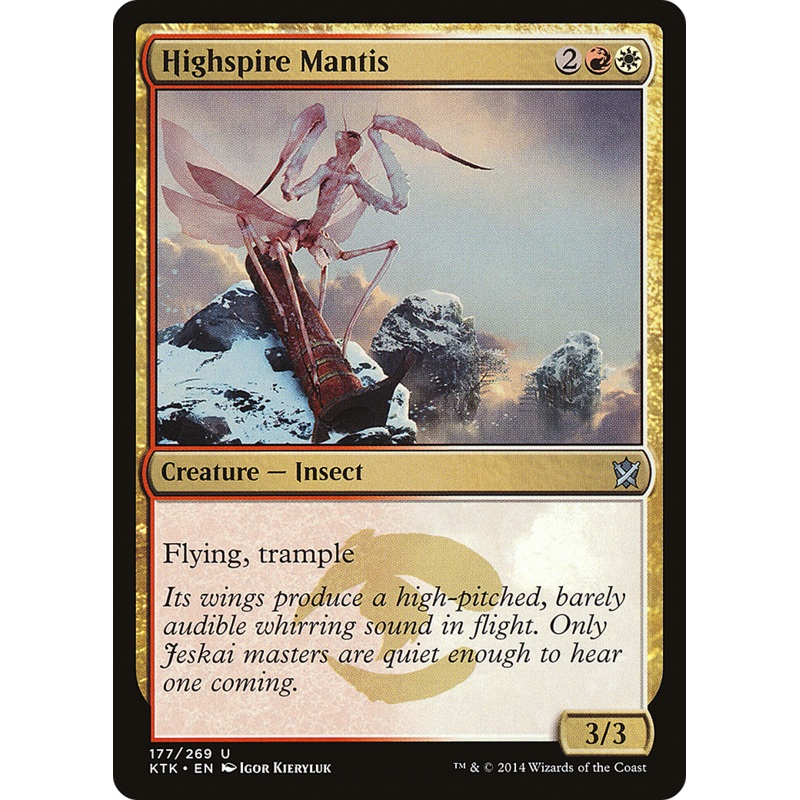 Highspire Mantis (KTK-177) - Khans of Tarkir