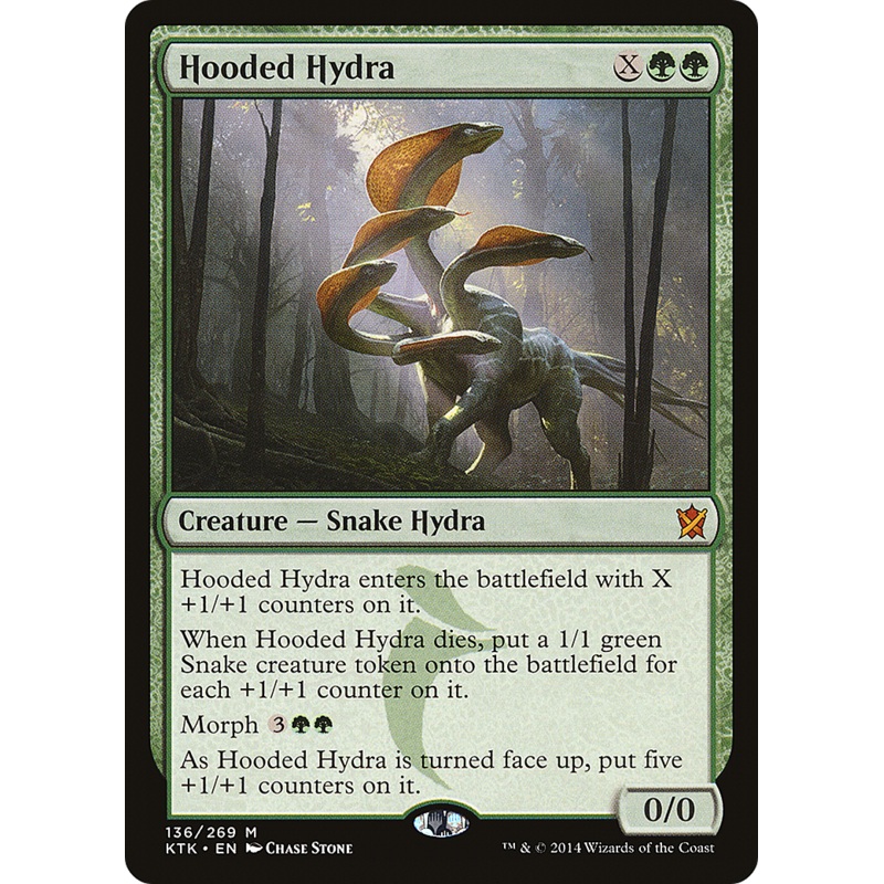 Hooded Hydra (KTK-136) - Khans of Tarkir