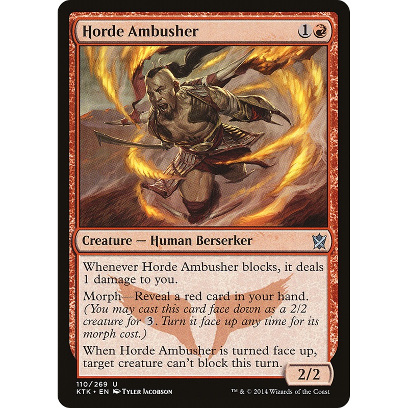 Horde Ambusher (KTK-110) - Khans of Tarkir Foil