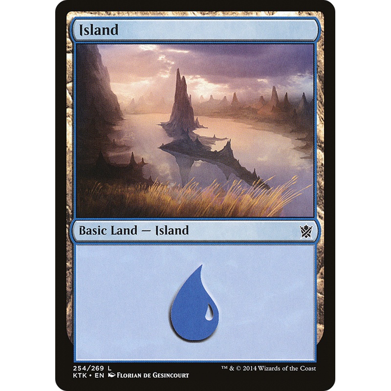 Island (KTK-254) - Khans of Tarkir Foil