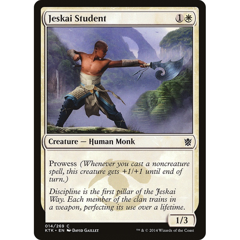 Jeskai Student (KTK-014) - Khans of Tarkir