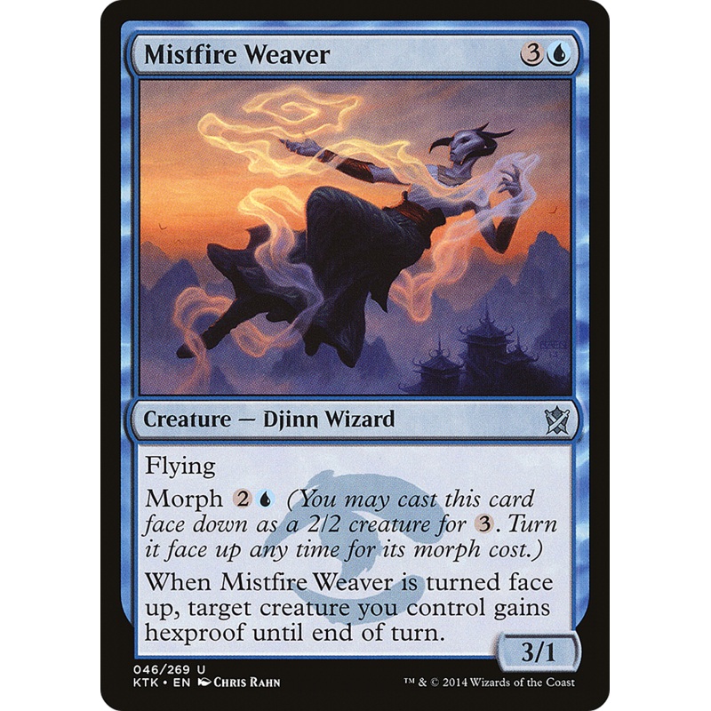 Mistfire Weaver (KTK-046) - Khans of Tarkir Foil